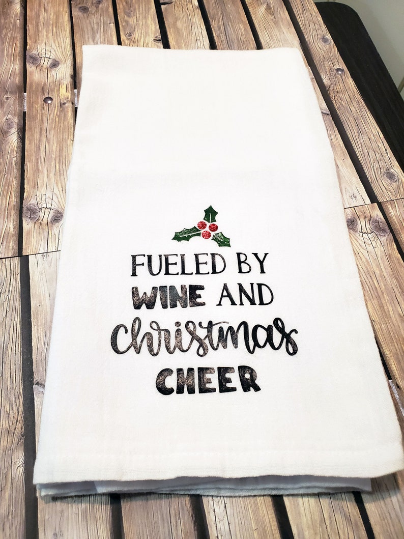 Fueled by Wine Flour Sack Towel