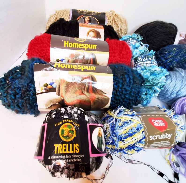 Sashay Barnat Caron Red Heart Yarn Lot Lion Brand