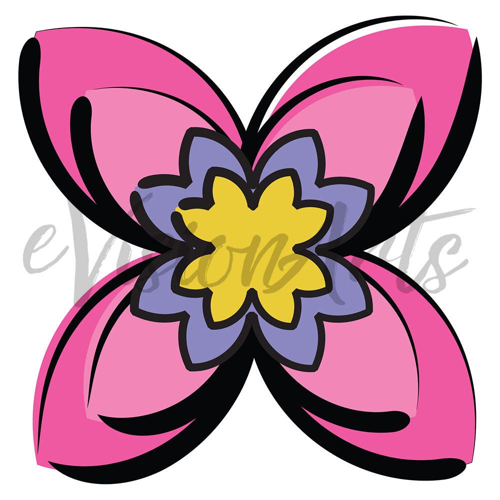 Printable FLOWER CLIP ART, Digital Download, Evisionarts - Etsy