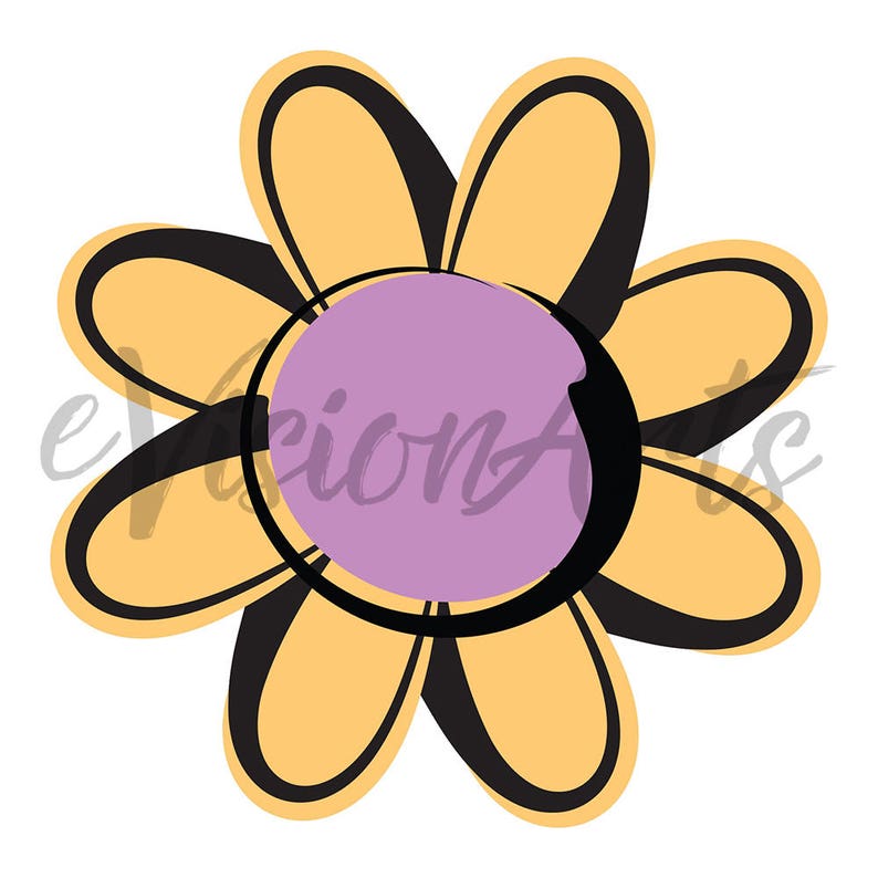 Printable FLOWER CLIP ART, Digital Download, Evisionarts - Etsy