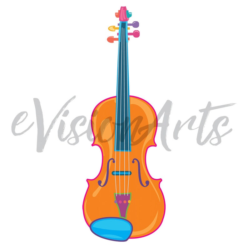 Printable MUSIC CLIP ART Piano, Tuba, Cello, Accordion, Xylophone, Conductor, Digital Download, EvisionArts image 6