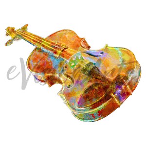 Printable MUSIC CLIP ART Cello, Piano, Violin, Banjo, Guitar, Digital Download, EvisionArts image 6