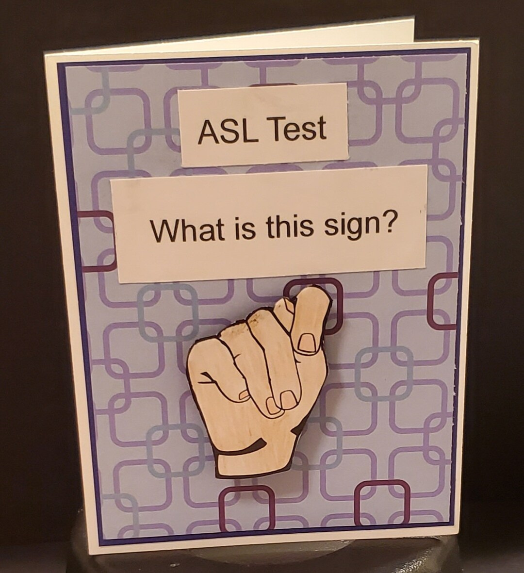 Wobbly ASL Test for Toilet Etsy