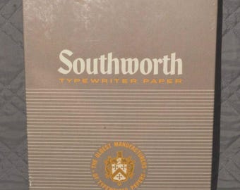 Southworth Typewriter Paper 403ER 8.5x14 20lb 25% Cotton 500 Sheets NOS Sealed