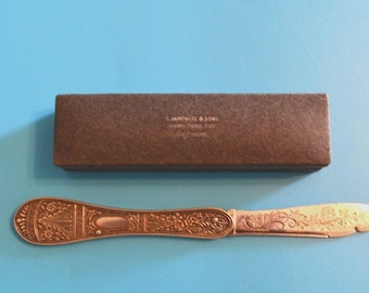 Antique S. Janowitz & Sons Baltimore Silver Pocket Fruit Knife c. 1900 Ornate