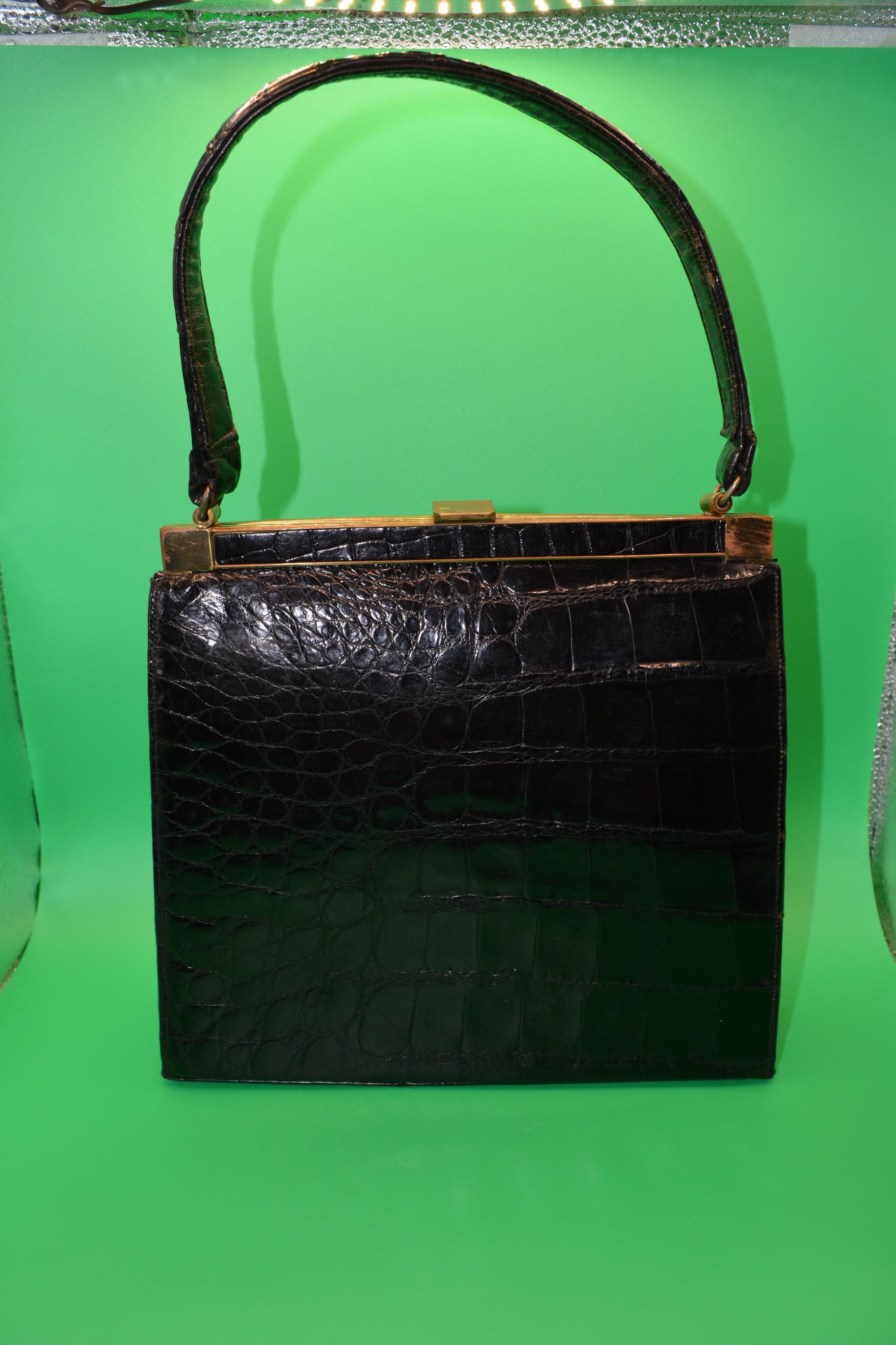 1950s Crocodile Bag - Etsy