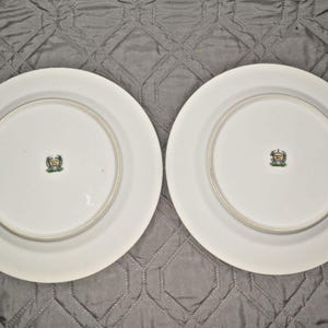 Juego de platos llanos florales Komatsu Imperial China vintage de 24,7 cm (9,75 pulgadas) fabricados en Japón. imagen 4