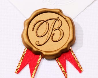 Custom Couples Wedding Self-Adhesive Wax Seal Stickers, Handmade Initials Wax Seals Kit, Personalized Self-Adhesive Wax Seals Stamp Set