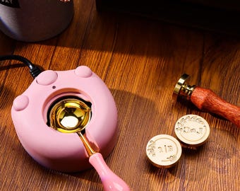 Electronic Stove Wax Seal Stamp Kit, Personalized Wax Seal Kit for Gift, Letter Wax Seal Stamp Custom, Customized Wax Stamp Seal