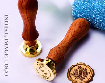 Custom Wax Seal Stamp Kit for Wedding, Personalized Wax Seal Kit for Gift, Letter Wax Seal Stamp Custom, Customized Wax Stamp Seal