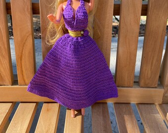 Purple Passion Fashion Doll Dress