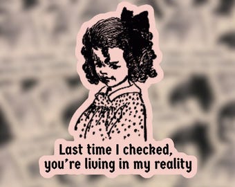 Sassy Girl Vintage Sticker | Funny Quote Waterproof Vinyl Sticker