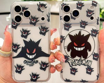 Cute Poke Anime Phone Case for iPhone 17 16 15 14 13 12 11 Pro Max Samsung S24 S25 FE S22 S23 Plus S26 Ultra Zflip7 Google Pixel 9 10 Cases