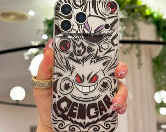 Clear Geng Anime Phone Case for iPhone 17 16 15 14 13 12 Pro Max Samsung S25 S24 FE S21 S22 S23 Plus S26 Ultra Google Pixel 6 7 8 9 10 Cases