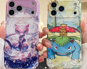 Etui na telefon z motywem kreskówki Kawaii Anime na iPhone'a 17 16 15 14 13 12 11 Pro Max, Samsunga S24 S23 FE, S22 Plus S25 Ultra A54, Google Pixel 8 9 10