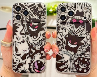 Cute Geng Anime Phone Case for iPhone 17 16 15 14 13 12 Pro Max Samsung S24 S25 FE S21 S22 S23 Plus S26 Ultra Google Pixel 6 7 8 9 10 Cases