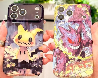 Śliczne etui na telefon z motywem kreskówki anime na iPhone'a 17 16 15 14 13 12 11 Pro Max, Samsunga S23 S24 FE, S21 S22 Plus S25 Ultra A16, Google Pixel 9 10