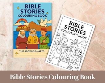 Bible Stories | Bible Stories Colouring Booking | Printable Bible Colouring Book | Printable baby book | Bible Book