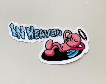 Sticker of Original Design Street Art Graff Comix Inspired Waterproof Vinyl Sticker for Laptop Water Bottle