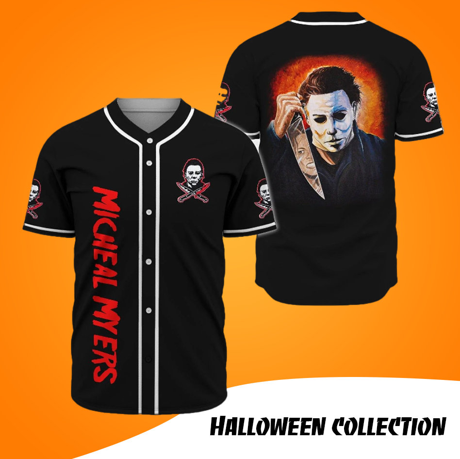 Discover Micheal Myers Halloween Collection - Jersey baseball