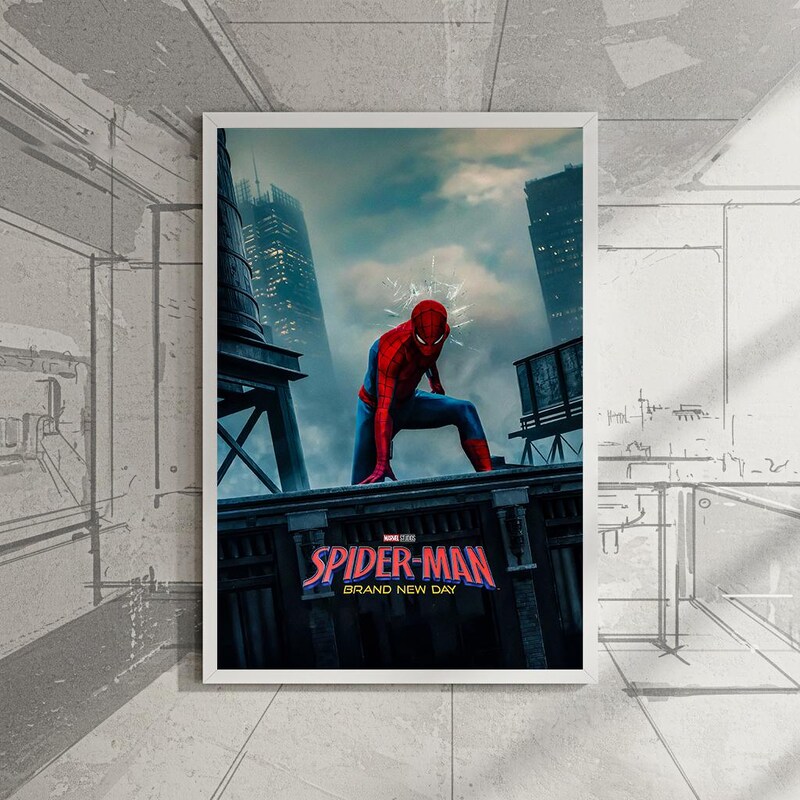 Spiderman Brand New Day Poster Etsy Spiderman Brand New Day Poster Etsy