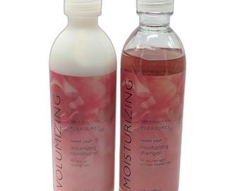 Vtg Bath & Body Works Pleasures Y2K Sweet Pea Shampoo/Conditioner Set Deadstock