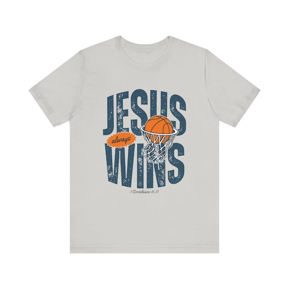 Jesus Wins Basketball Tee: Christian Sports Apparel