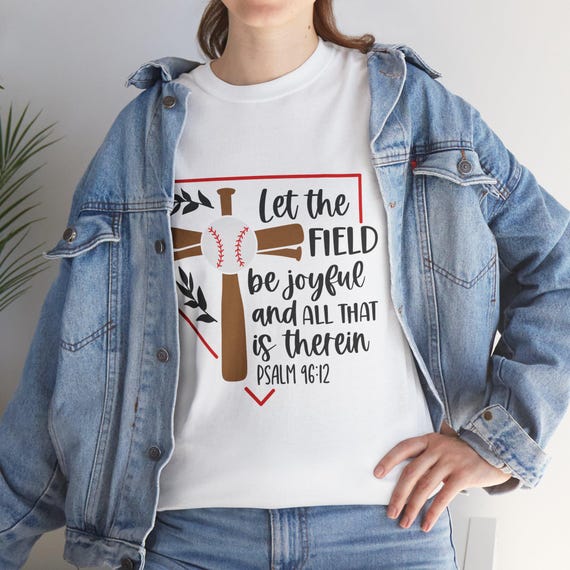Scripture Baseball Tee: Christian Unisex Cotton Shirt