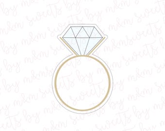 Wedding Ring 1 Cookie Cutter