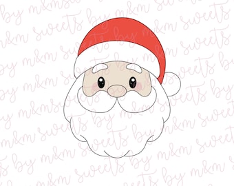 Santa Cookie Cutter STL