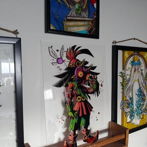 Anime Acrylic Glass Painting A3 - Majora - Legend Of Zelda