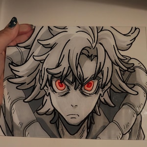 Anime Glass Painting 7&quot; x 9&quot; - Gachiakuta