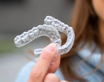 Custom Clear Retainer + Impression Kit Included | Prepaid Return Box | Upper, Lower, or Both