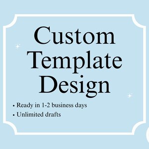Custom Template Design