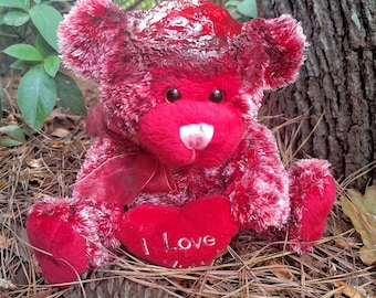 Scalped Bear, Handmade Horror Stuffed Bear, Latex Gore Art, Creepy Cute, Spooky, Halloween, Scary, Alternative, Oddities