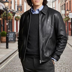 Ralph lauren leather jacket - Etsy 日本