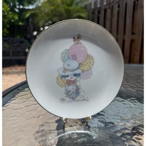 Precious Moments Vintage 1984 Sad Clown Plate