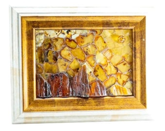 Luxurious Amber Wall Art - Handmade Baltic Amber Decor