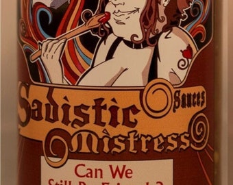 Can We Still Be Friends 10oz bottle sriracha style Louisiana cayenne sauce Sadistic Mistress Sauces