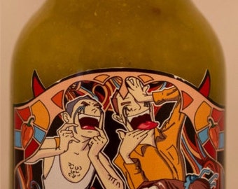 Take It Like a Man mustard and habanero hot sauce in a 10oz bottle Sadistic Mistress Sauces