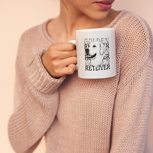 Golden Retriever Mug, Dog Lover Gift, Pet Owner Coffee Cup, Best Friend Mug, dog mom dog parent dog dad