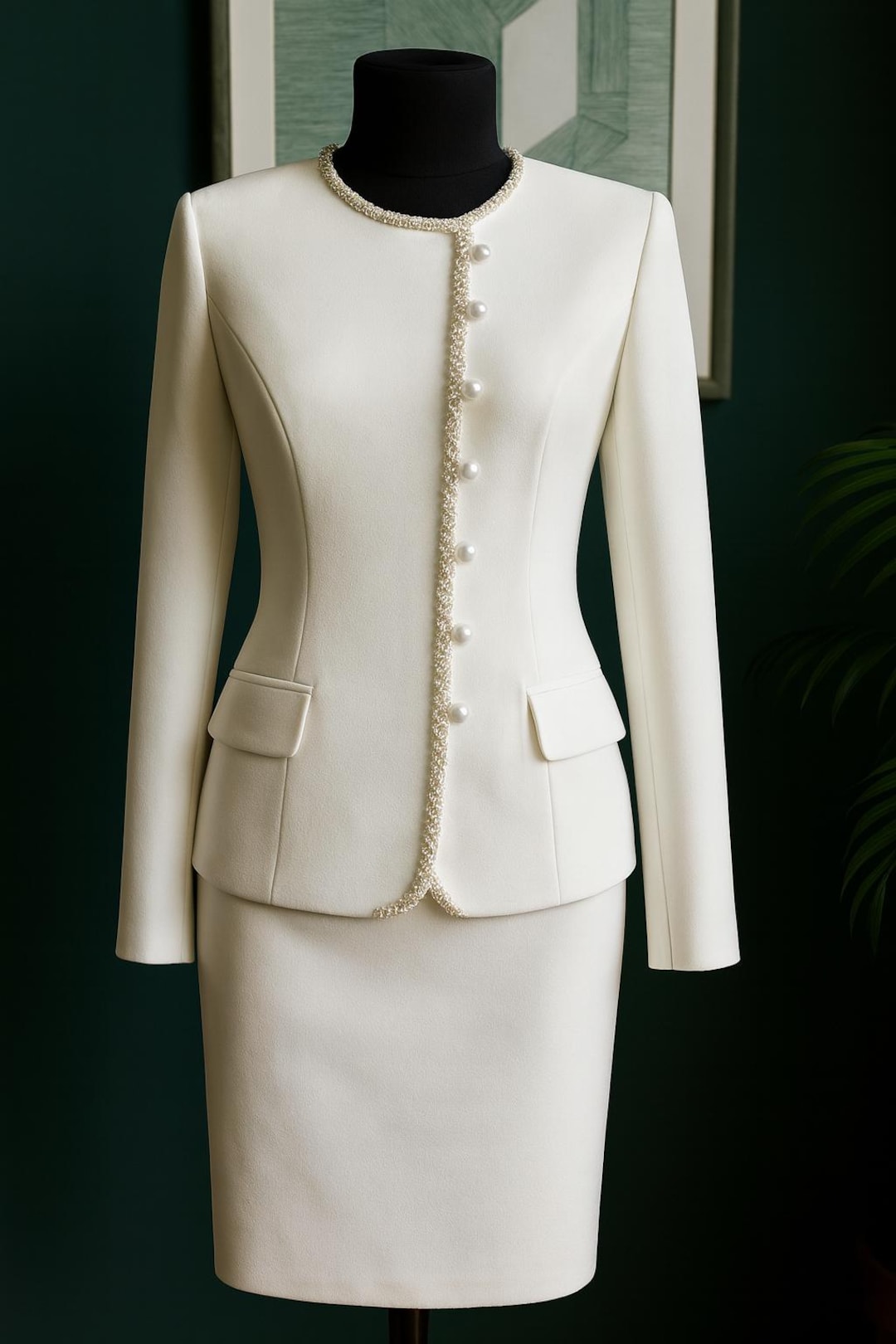 white-skirt-suit-with-pearl-trim-custom-women-s-wedding-suit