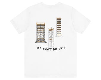 AI Humor T-Shirt: Funny Tech Lover Gift, Unisex Short Sleeve