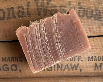 Zimt-Kakao-Duftseife - Handgemachte Luffa Peeling-Bar