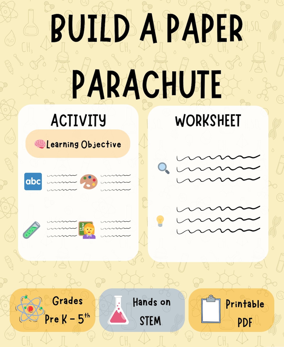 Build a Parachute STEM Activity - Etsy