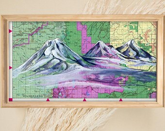 Three Sisters - Fine Art Print, Central Oregon Cascades