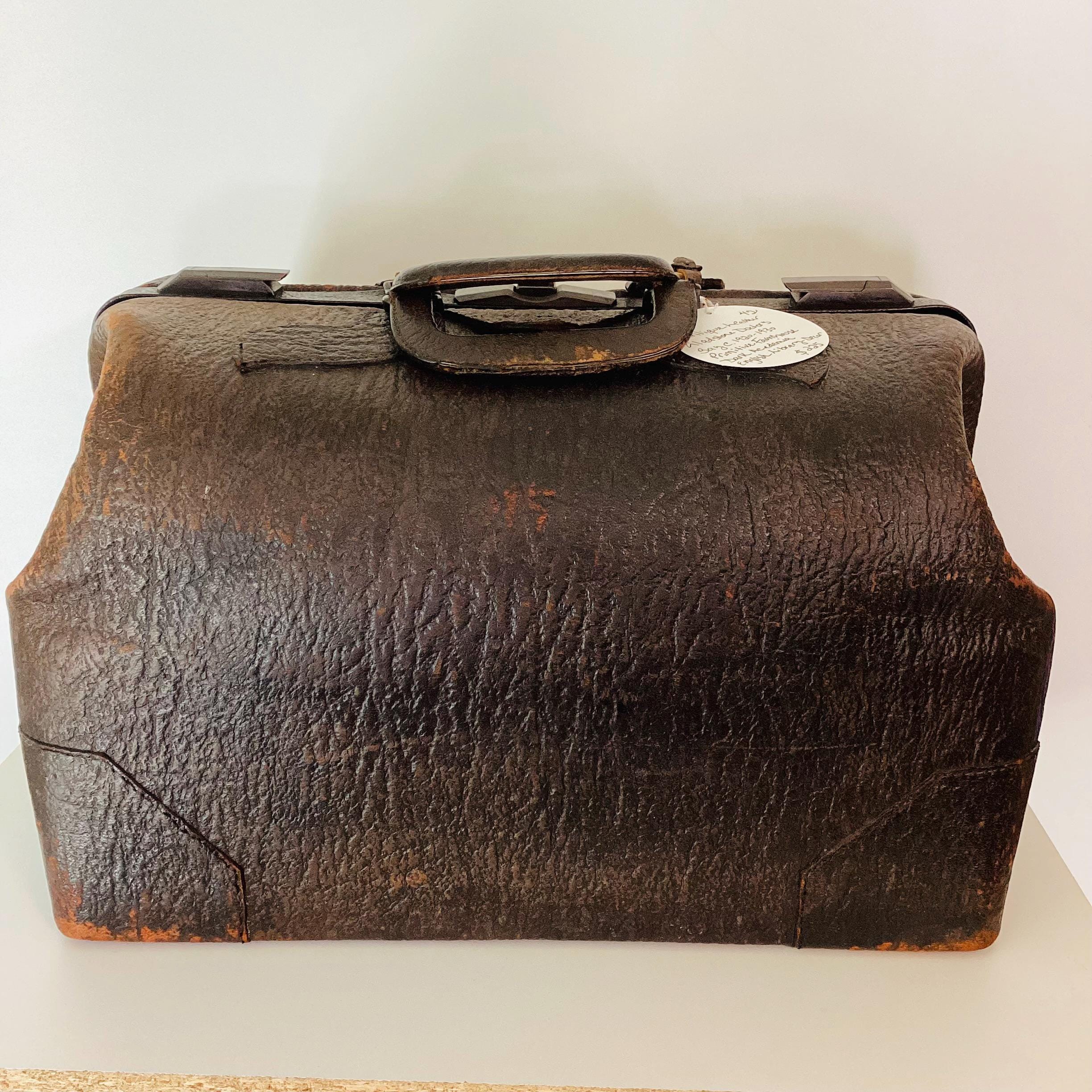 Leather Briefcase 1930s - Etsy