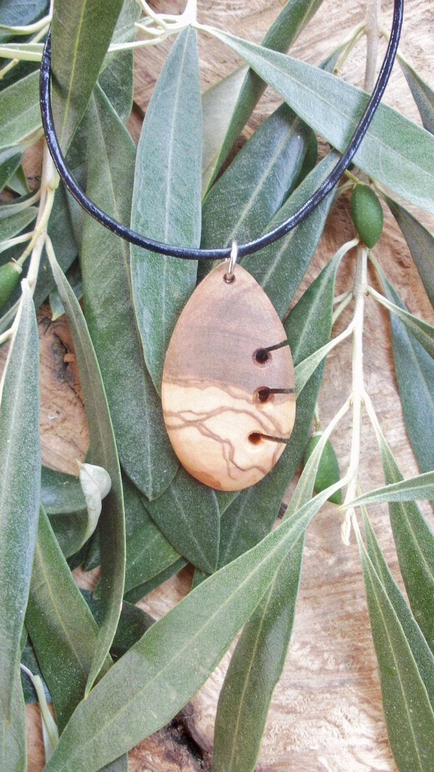 Olive Wood Maori Style Necklace Designed and Carved by Eric - Etsy