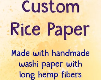 Custom Rice Paper for Decoupage, Washi Paper, Decorative Paper, Decoupage Napkins, Paper Crafts, Craft Supplies, Craft Paper, Washi Paper