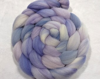 Hand Dyed Falkland Top  -  4 ounces - Roving - spinning fiber - felting fiber